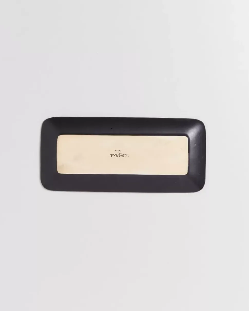 Sintra Servierplatte M Modern Schwarz