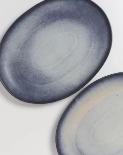 Sintra Servierplatte Oval L Schwarz