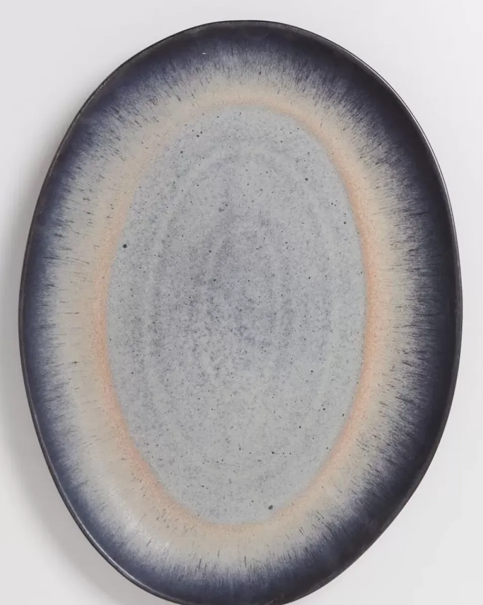 Sintra Servierplatte Oval Xl Schwarz