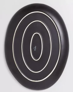Sintra Servierplatte Oval Xl Schwarz