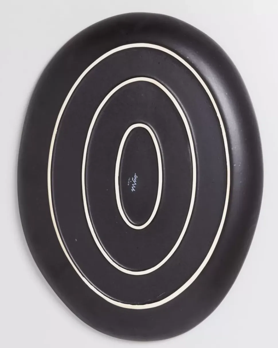 Sintra Servierplatte Oval Xl Schwarz
