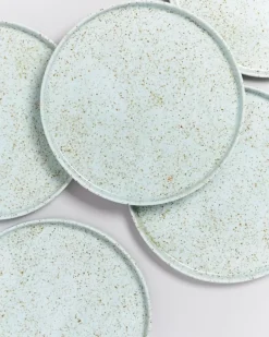 Tavira Teller Gros Mint Dots