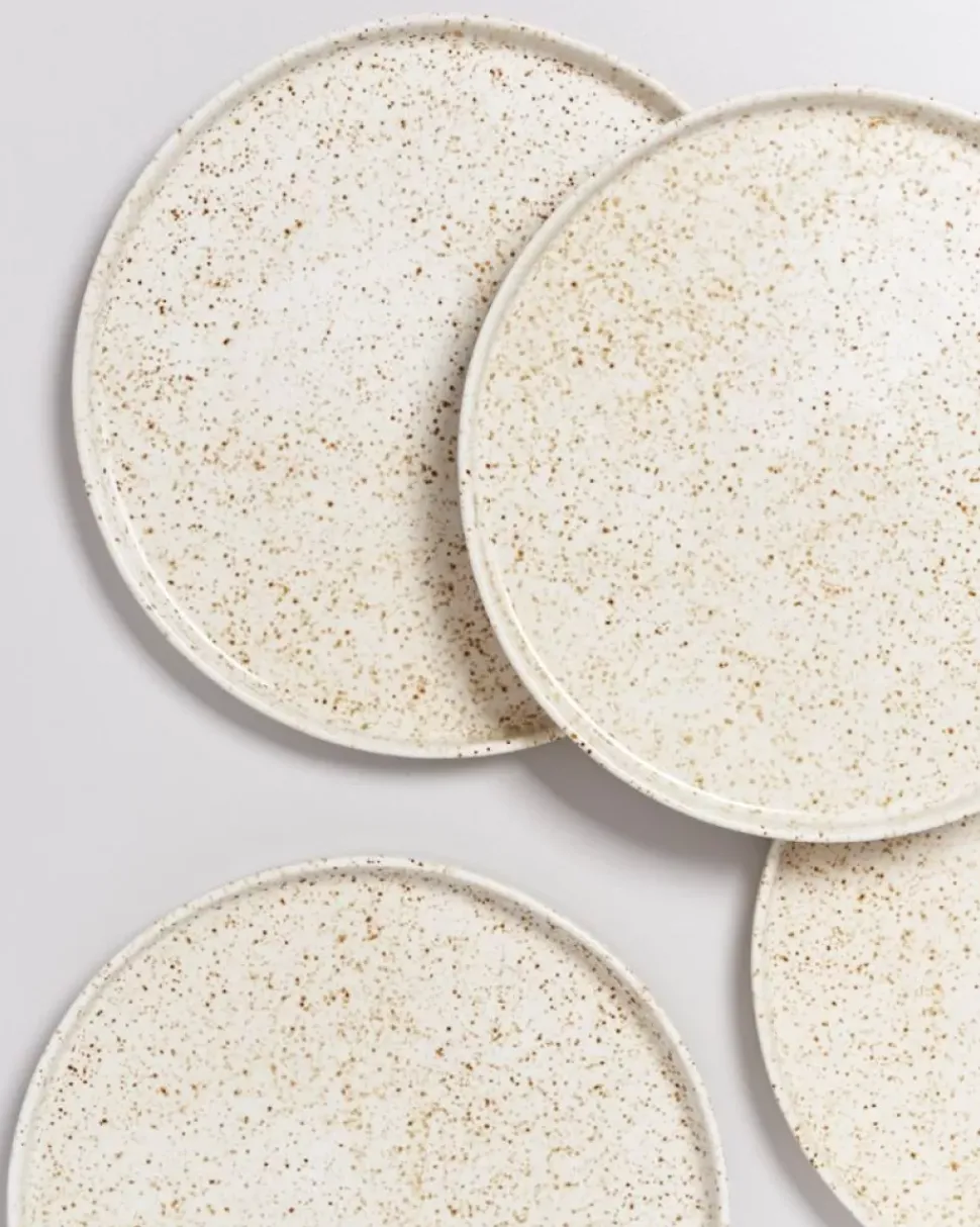 Tavira Teller Gros Sand Dots