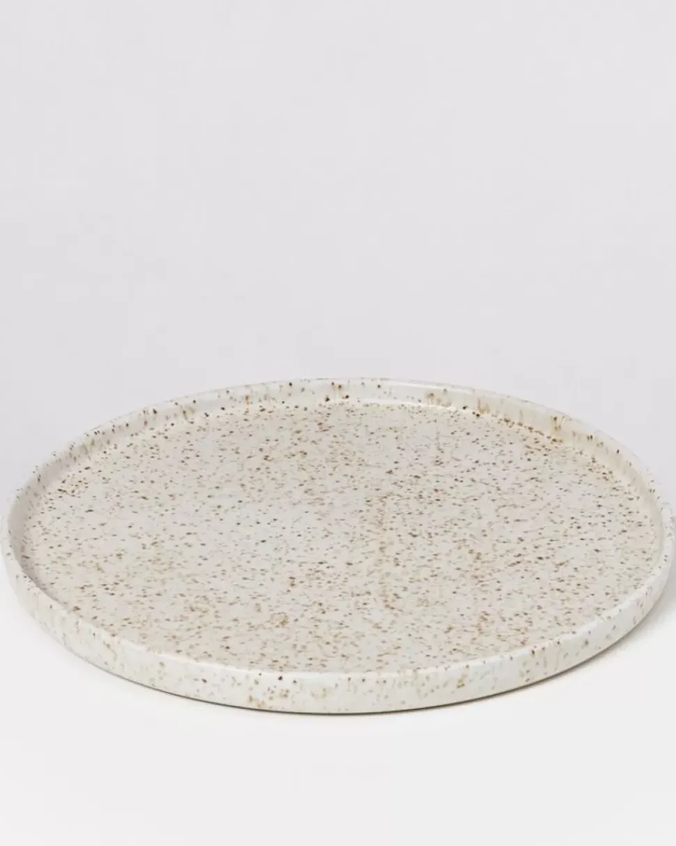 Tavira Teller Gros Sand Dots