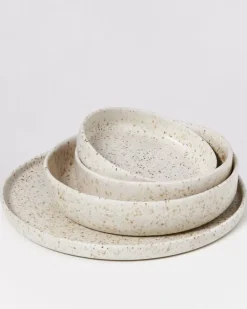 Tavira Teller Gros Sand Dots