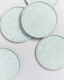 Tavira Teller Klein Mint Dots