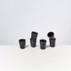 Turmalina 6Er Set Espressobecher Schwarz