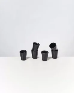 Turmalina 6Er Set Espressobecher Schwarz