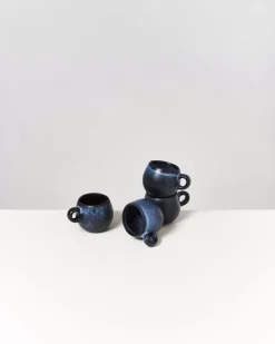 Turmalina 4Er Set Espressotasse Schwarz