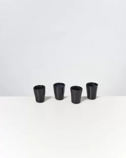 Turmalina 4Er Set Espressobecher Schwarz
