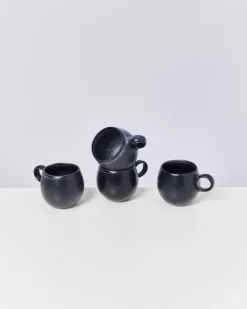 Turmalina 4Er Set Tasse Klein Schwarz
