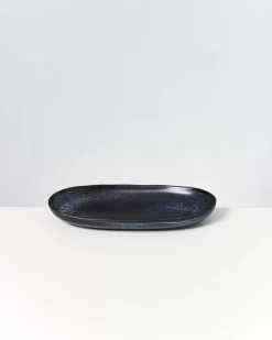 Turmalina Servierplatte L Schwarz