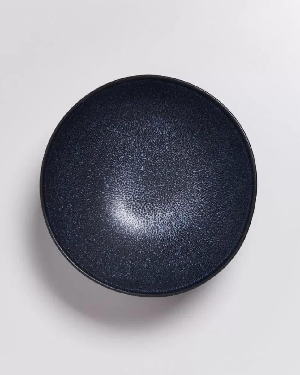 Turmalina Servierschale Klein Flach Schwarz