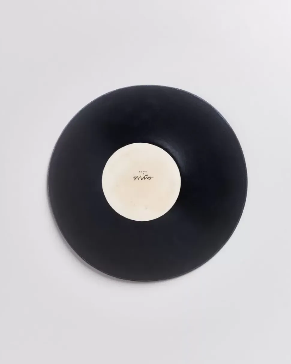 Turmalina Servierschale Klein Flach Schwarz