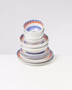Verao Blau Orange - 16 Teiliges Set