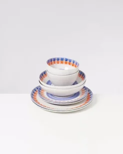 Verao Blau Orange - 8 Teiliges Set