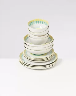 Verao Gelb Grun - 16 Teiliges Set