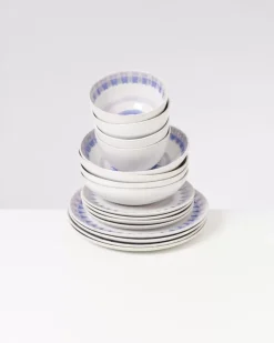 Verao Lila Blau - 16 Teiliges Set