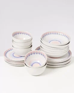 Verao Rosa Blau -24 Teiliges Set