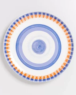 Verao Servierplatte Xl Rund Blau Orange