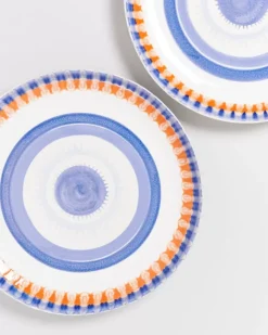 Verao Servierplatte Xl Rund Blau Orange