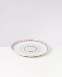 Verao Servierplatte Xl Rund Rosa Blau