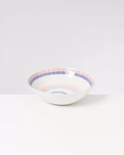 Verao Servierschale Gros Flach Rosa Blau