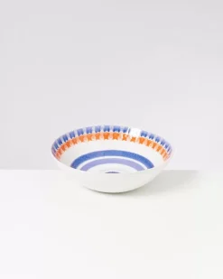 Verao Servierschale Gros Flach Blau Orange