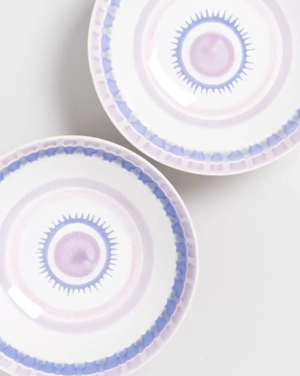 Verao Servierschale Gros Flach Lila Blau