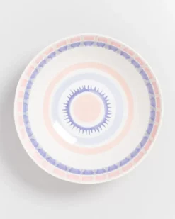 Verao Servierschale Gros Flach Rosa Blau