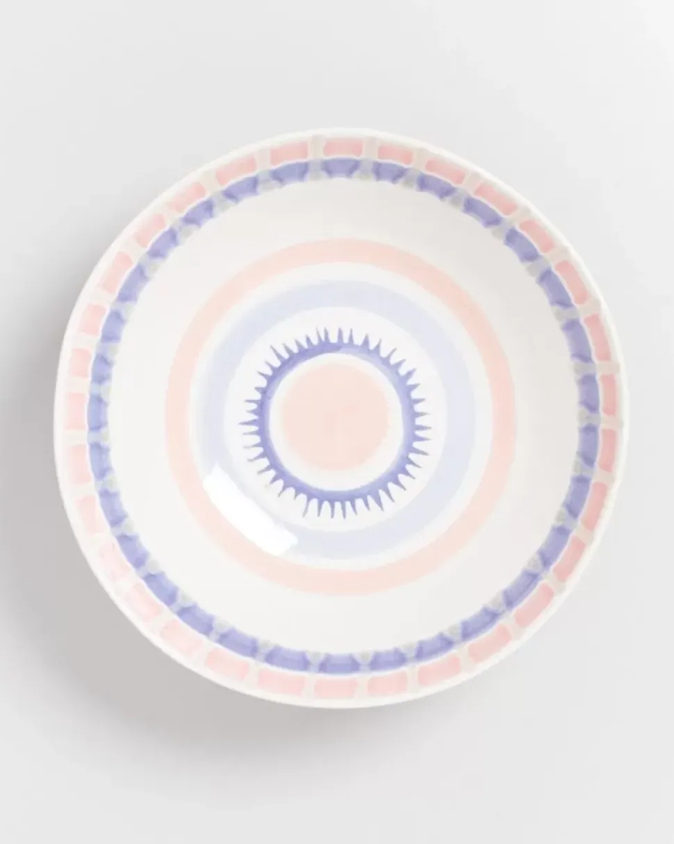 Verao Servierschale Gros Flach Rosa Blau