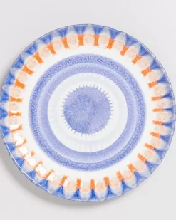 Verao Teller Gros Blau Orange