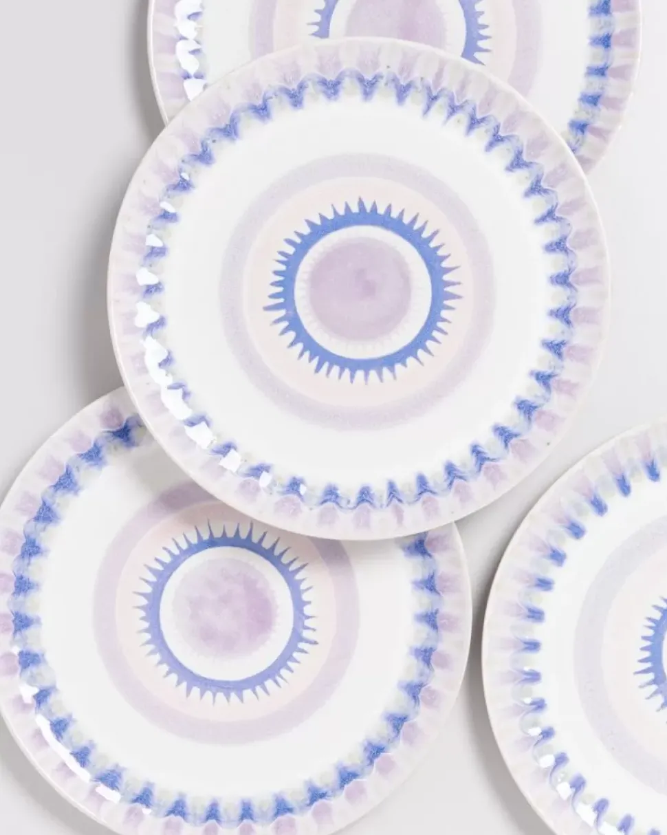 Verao Teller Gros Lila Blau