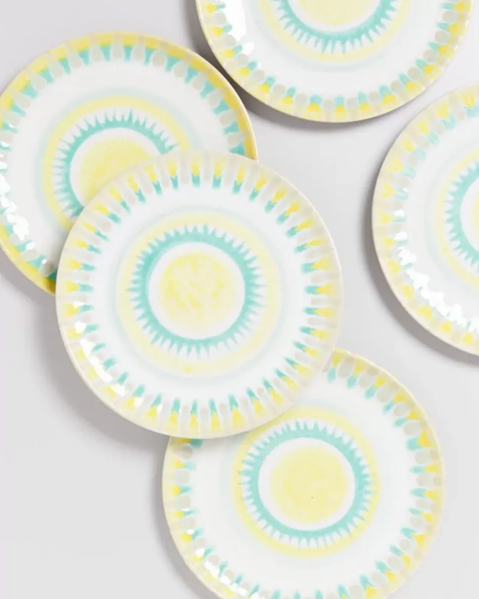 Verao Teller Klein Gelb Grun