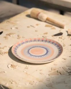 Verao Teller Klein Rosa Blau